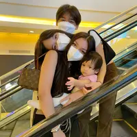 Empat anak Nola B3 yang selalu kompak (Instagram/riafinola)