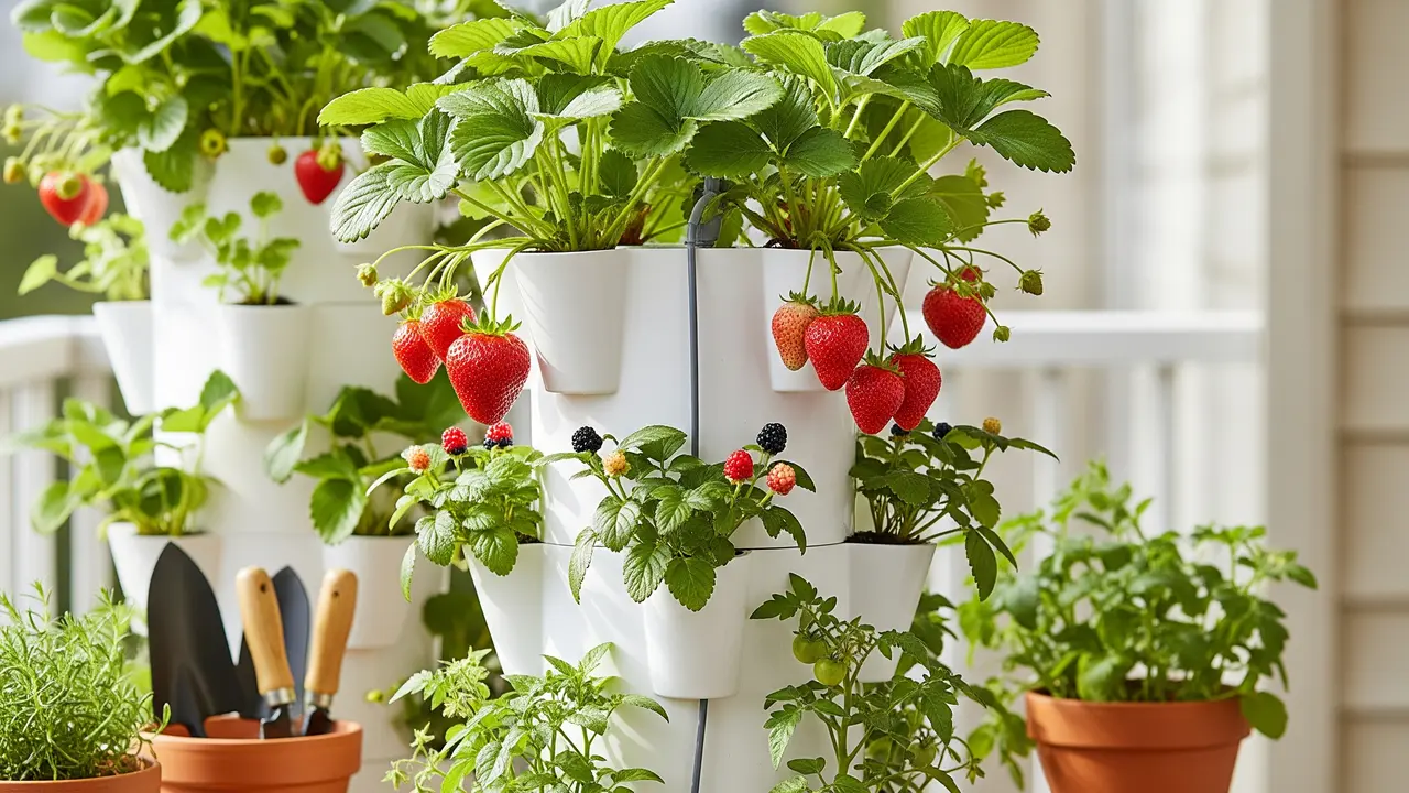 Kebun Buah Mini Menggunakan Pipa Paralon