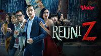 Film horor komedi Reuni Z kini sudah hadir dan dapat disaksikan di layanan streaming Vidio. (Dok. Vidio)
