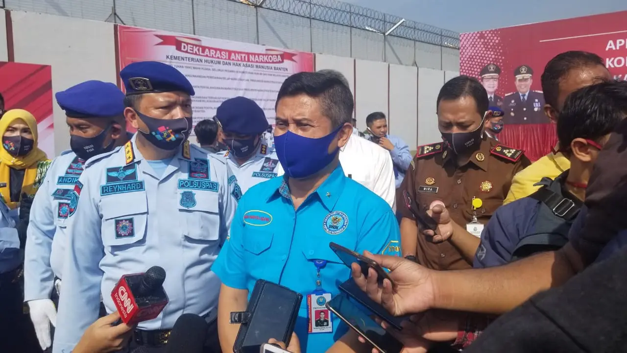 Kepala BNN Provinsi Banten, Brigjen Pol Tantan Sulistiana. (Liputan6.com/Pramita Tristiawati)
