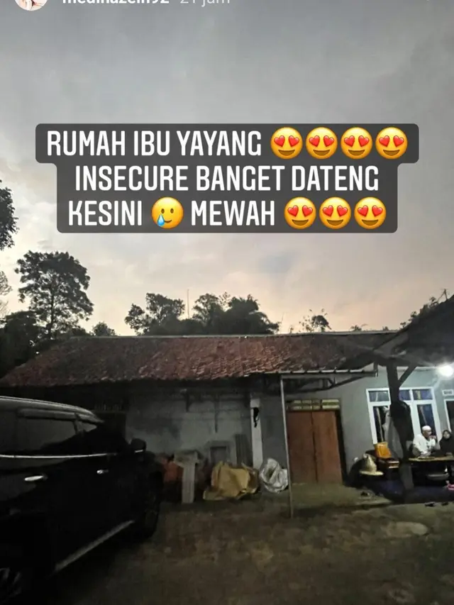 Unggahan Medina Zein soal rumah perempuan yang diduga selingkuhan Lukman Azhari. (Foto: Dok. Instagram @medinazein92)