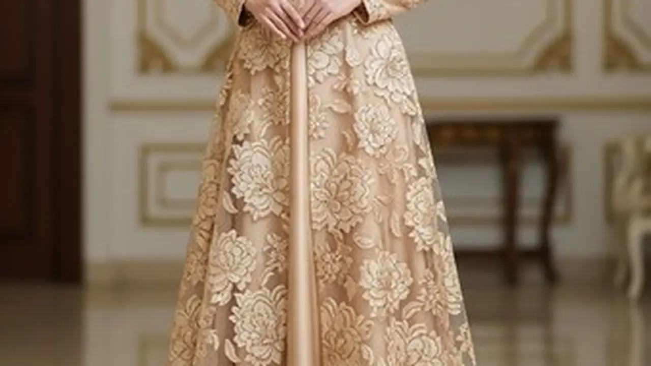 gamis brokat 2025 (Liputan6.com/Gemini.ai)