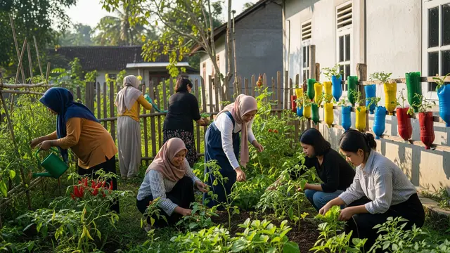 Kebun Sayur untuk Ibu-Ibu Arisan