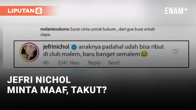 VIDEO: Jefri Nichol Klarifikasi Ucapannya soal Anak Sambo
