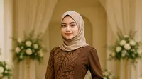 8 Model Gamis Batik Kombinasi Kain Polos untuk Remaja Terbaru 2025