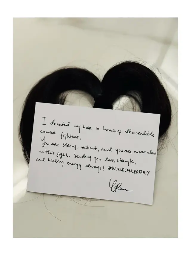 Erina Gudono Potong Rambut di Awal Tahun, Ternyata Donasikan Rambut Panjangnya untuk Penyintas Kanker