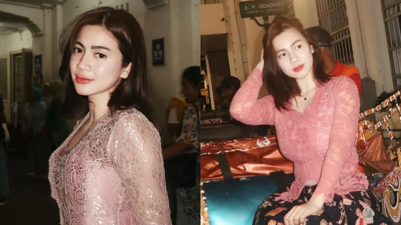 Pesona Khas Gadis Desa dari Felicya Angelista Pakai Kebaya Keliling Yogyakarta