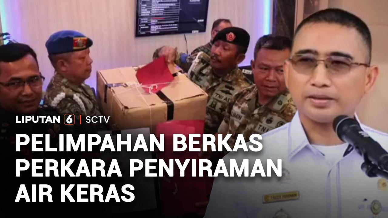 Pelimpahan Berkas Perkara Penyiraman Air Keras