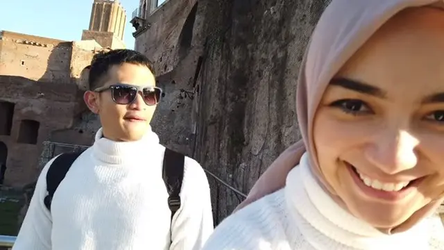 6 Momen Mesra Citra Kirana dan Rezky Aditya di Roma, Destinasi Pertama Honeymoon