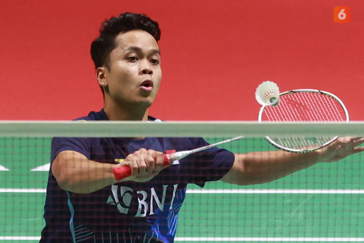 Foto: Ditonton Presiden Jokowi, Anthony Sinisuka Ginting Lolos ke Final Indonesia Open 2023