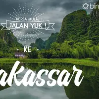 Kerja Mulu, Jalan Yuk ke Makassar. (Digital Imaging: M. Iqbal Nurfajri/Bintang.com)