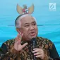 Ketua Dewan Pertimbangan MUI, Din Syamsuddin memberikan pernyataan di Jakarta, Selasa (10/7). Pernyataan terkait isu agama dalam demokrasi. (Liputan6.com/Helmi Fithriansyah)