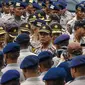 Kapolri Jenderal Polisi Sutarman mengatakan hingga saat ini situasi Kota Jakarta masih aman dan kondusif jelang pelantikan Presiden pada Senin (20/10/2014) nanti, Jakarta, Jumat (17/10/2014) (Liputan6.com/Faizal Fanani)