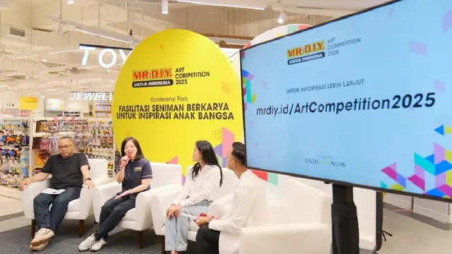 Konferensi pers MR.D.I.Y. Indonesia Art Competition 2025
