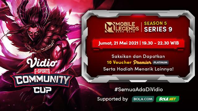 Streaming Vidio Community Cup Season 5 : Mobile Legends Series 9