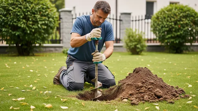 Menggali Tanah untuk Sistem Biopori