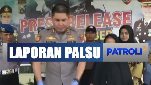 Dan belakangan diketahui jika laporan sang nenek hanyalah sandiwara belaka alias palsu.