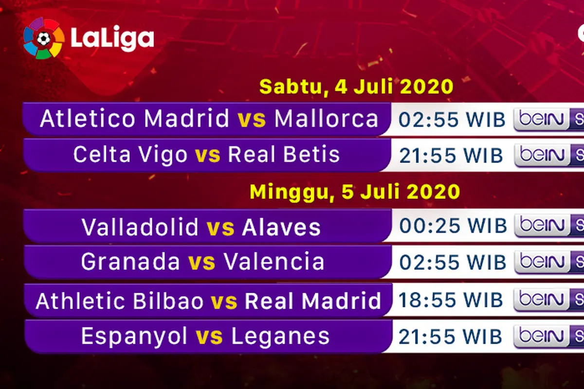 Jadwal La Liga