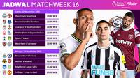 Jadwal dan Live Streaming Liga Inggris Matchday 16 di Vidio, 12 & 13 November 2022. (Sumber : dok. vidio.com)