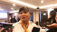 Ketua Umum Asosiasi Pengusaha Indonesia (APINDO) Shinta Kamdani, saat ditemui di Kantor APINDO, Kamis (1/2/2024). (Tira/Liputan6.com)