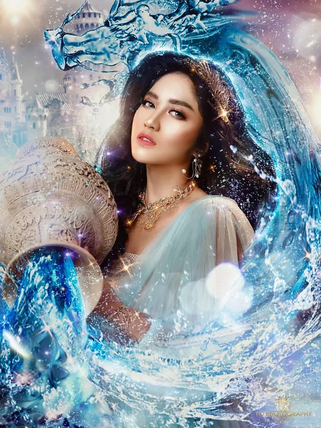 12 Pesona Seleb Saat Pemotretan Bertema Zodiak Ini Keren Banget