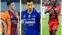 Borneo FC Samarinda, Persib Bandung, dan Persija Jakarta terlibat dalam persaingan di papan atas BRI Super League 2025/2026. (Bola.com/Hery Kurniawan)