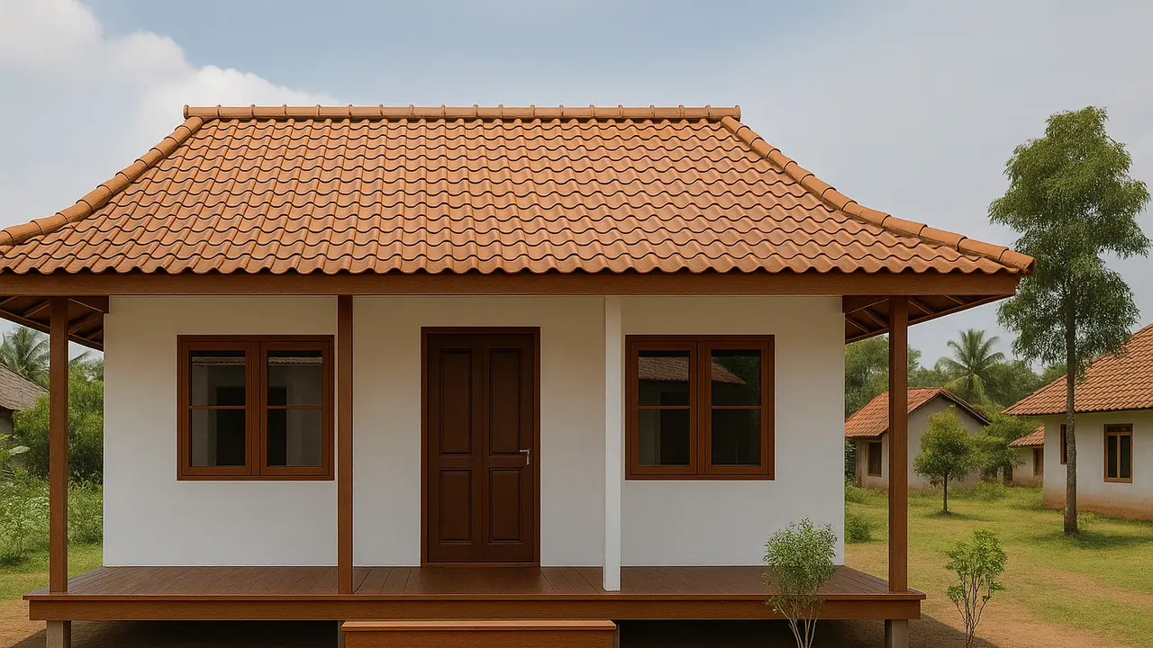 Inspirasi Rumah Bagus Sederhana dengan Lantai Kayu yang Memikat/via ChatGPT
