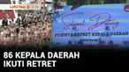 Kepala Daerah peserta retret gelombang kedua tiba di IPDN Kampus Jatinangor, Sumedang, Jawa Barat, pada Minggu siang. Mereka disambut Wakil Menteri Dalam Negeri, Bima Arya dalam proses yang tidak kalah meriah seperti retret Kepala Daerah gelombang pe...