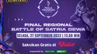 Saksikan Live Streaming Piala Presiden Esports 2022 di Vidio Hari Ini, 27 September 2022. (Sumber : dok. vidio.com)