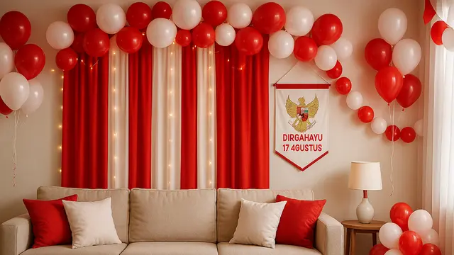 10 Ide Dekorasi 17 Agustus, Meriahkan Hari Kemerdekaan dengan Nuansa Merah Putih