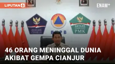 BNPB: 46 Orang Meninggal Akibat Gempa Cianjur