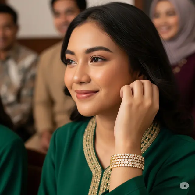 Model Gelang Emas 5 Mayam untuk Ibu Muda
