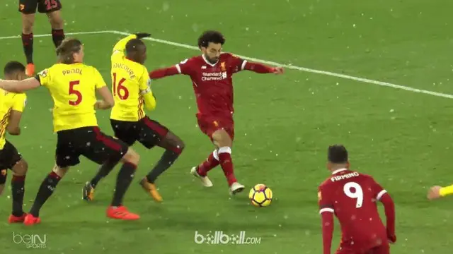 VIDEO: Mohamed Salah Ganas, Cetak 4 Gol ke Gawang Watford