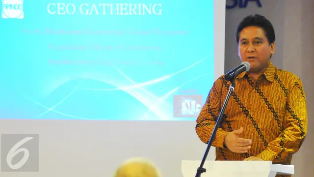 Ketua MK Jadi Pembicara dalam CEO Gathering APINDO-Jakarta-Angga Yuniar-20170227