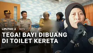 Tega! Bayi Dibuang di Toilet Kereta