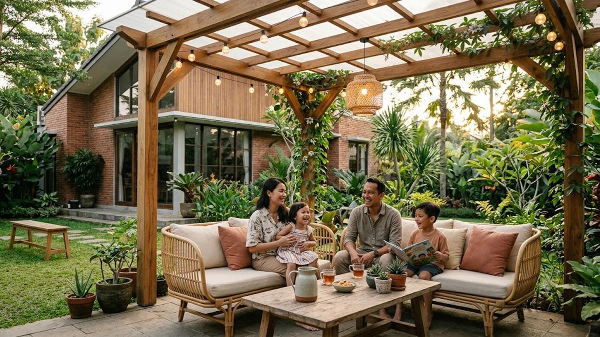 7 Model Outdoor Living yang Semakin Digemari Keluarga Muda, Nyaman untuk Bersantai