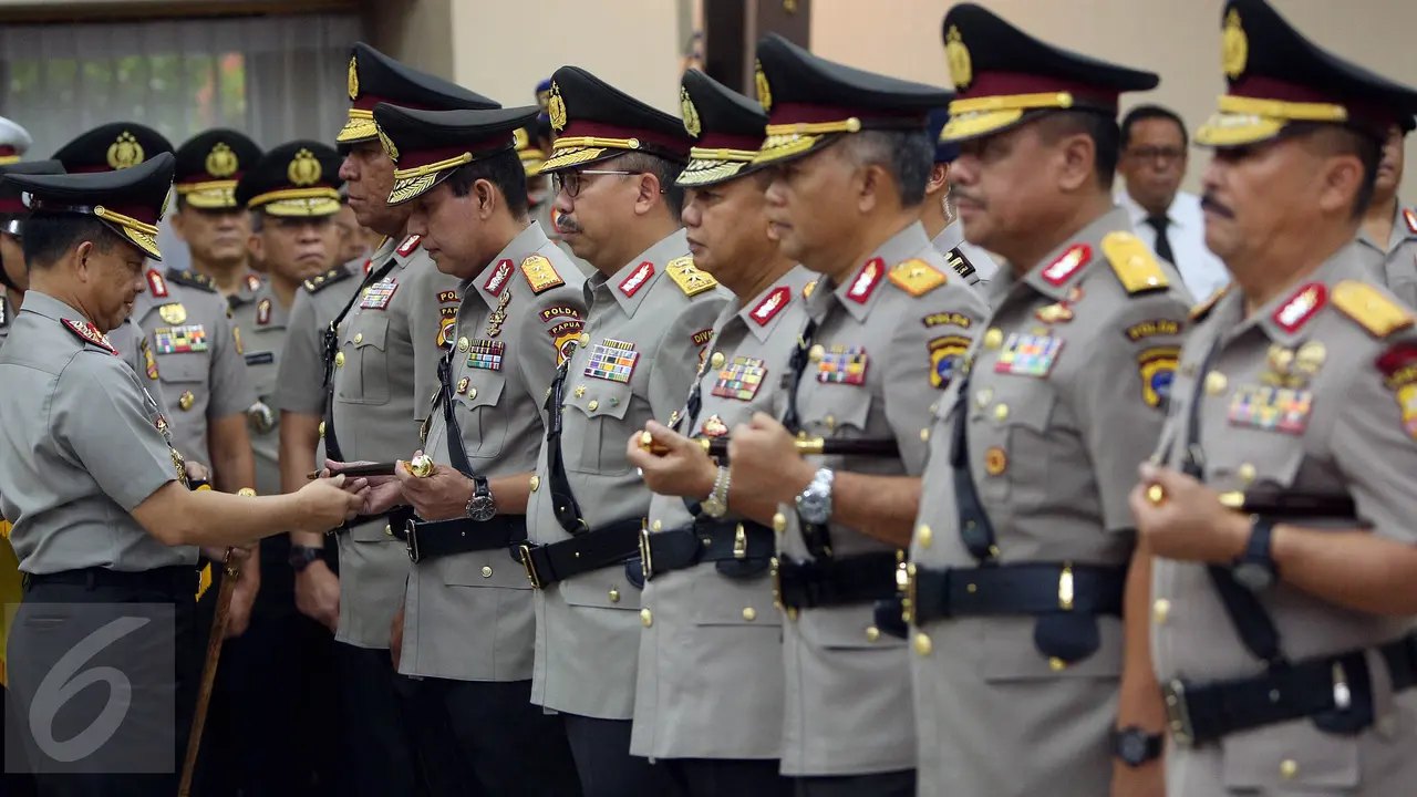 Kapolri Lantik Enam Kapolda Baru