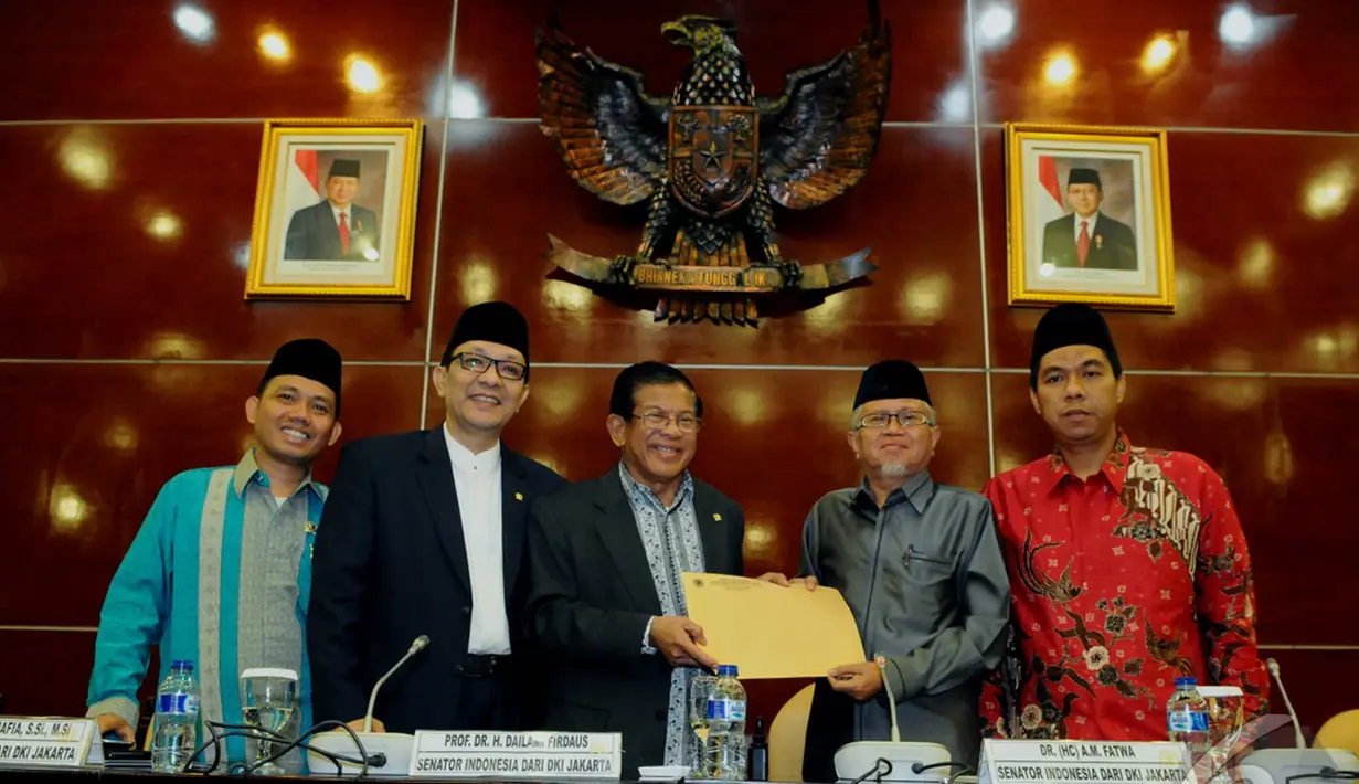 DPD DKI Jakarta menggelar rapat dengan MUI DKI Jakarta, Selasa (11/11/2014) (Liputan6.com/Andrian M Tunay)