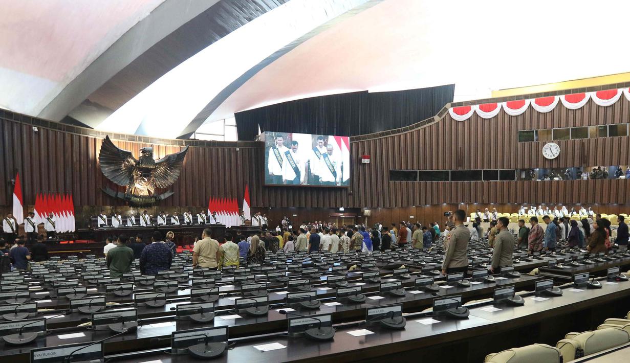 Gladi kotor tersebut melibatkan banyak instansi, seperti Setjen MPR, Kementerian Pertahanan, TNI, Polri, dan Protokol Negara. (Liputan6.com/Herman Zakharia)