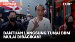 Bantuan sosial berupa bantuan langsung tunai BBM mulai dibagikan hari Rabu (31/8) siang. Presiden Jokowi meninjau langsung pembagian perdana ini di Jayapura, Papua.