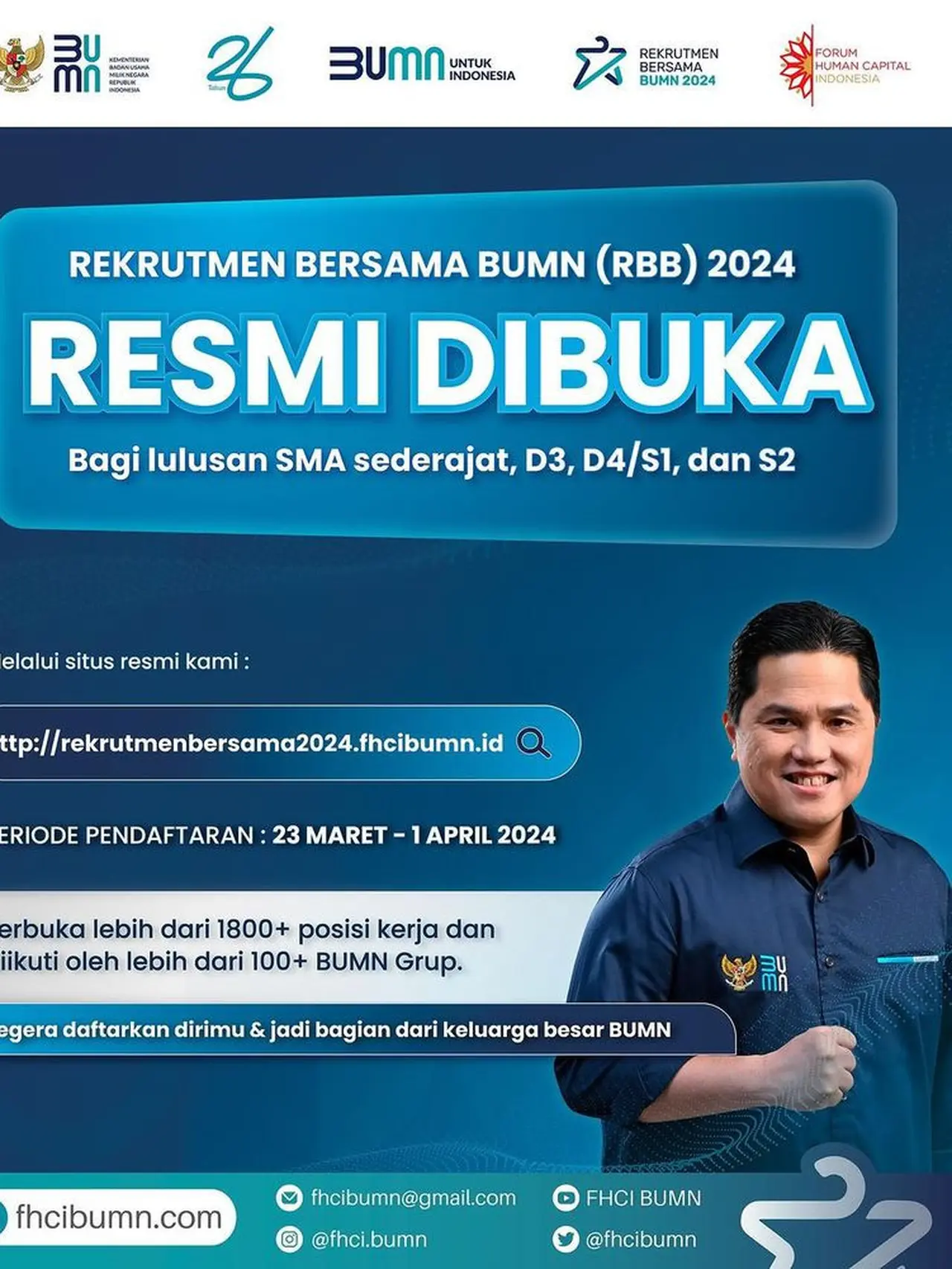 FHCI BUMN Login 2024, Simak Cara dan Jadwal Seleksinya Hot