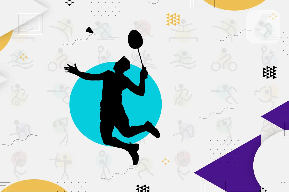 Banner bulu tangkis Olimpiade Tokyo 2020