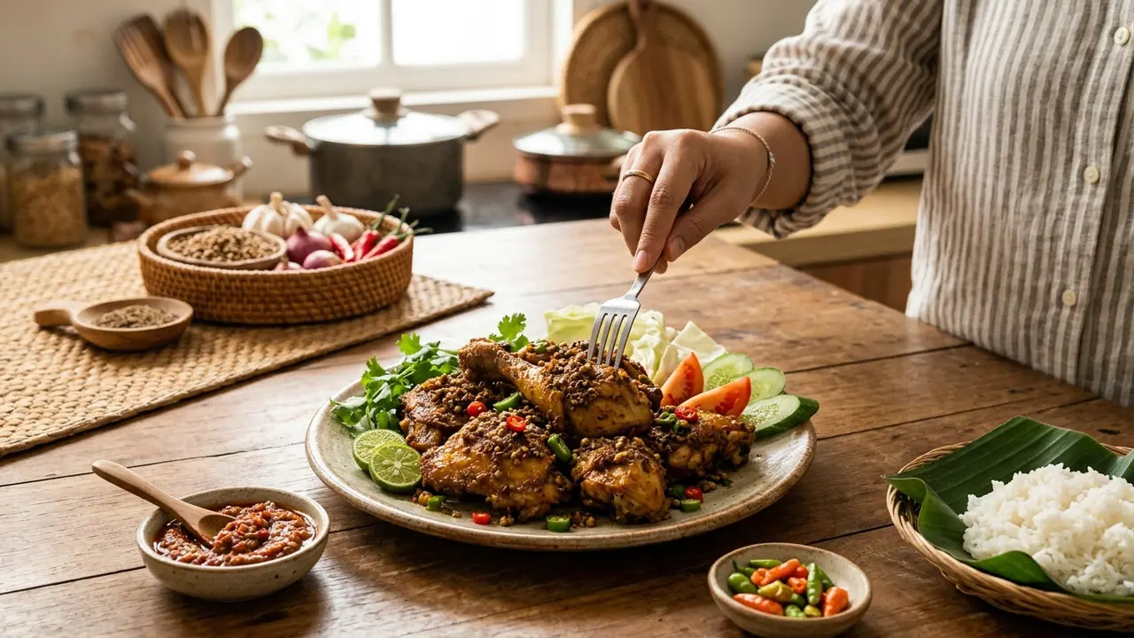 Ayam Ketumbar Tanpa Tepung (AI Generated)