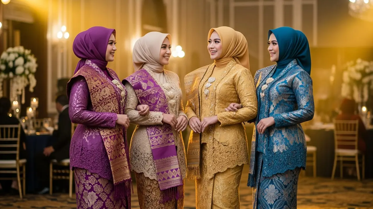 Model Brokat Gamis untuk Orang Gemuk