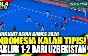 Highlight Asian Games 2026: Indonesia Kalah 1-2 dari Uzbekistan di Hockey Putri