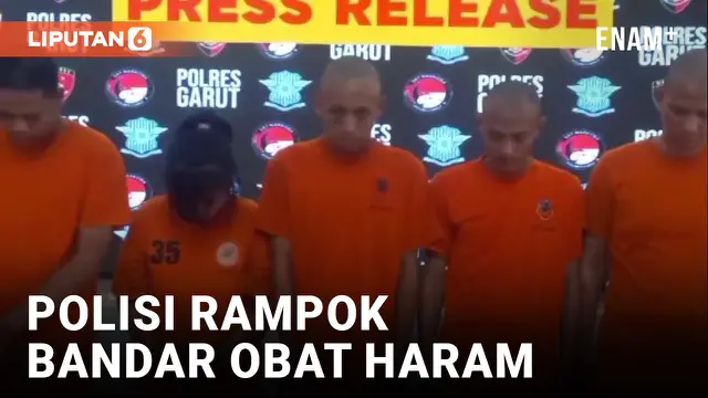 2 Polisi Garut Culik dan Rampok Bandar Obat Haram