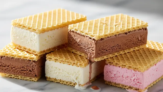 Ice Cream Wafer Sandwich