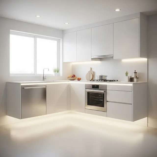 Desain Dapur Kecil yang Tidak Disukai Tikus (AI)