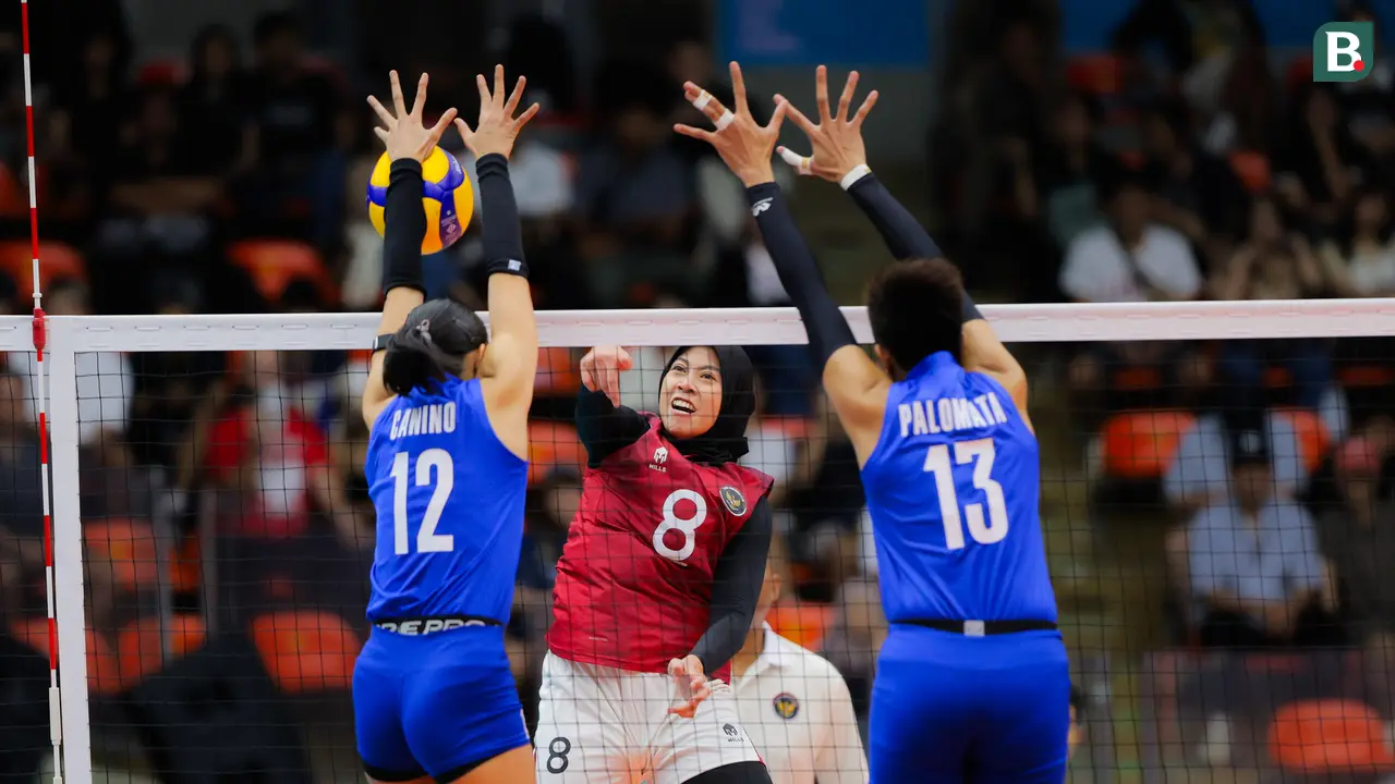 Foto: Susah Payah Jinakkan Filipina, Timnas Voli Putri Indonesia Raih Medali Perunggu SEA Games 2025