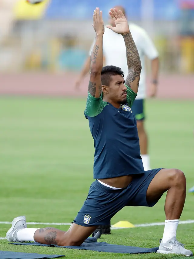 Intip Latihan Neymar Cs Jelang Hadapi Belgia